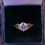 Vintage Gold Plated Solid Sterling Silver 925  Ring size P1/2 - 3g Image 5
