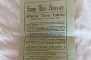 Erne bus timetables 1957