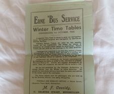Erne bus timetables 1957