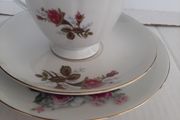 Vintage china tea cup saucer and plate