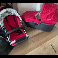 Uppababy vista with bassinet and storage
