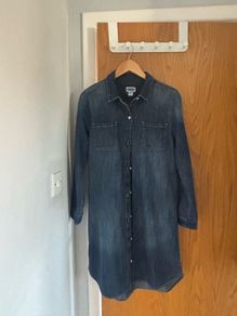 Ole Navy Blue Denim Dress