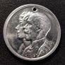 Rare 26th September 1934 Daily Record Aluminium Souvenir Medal Queen Mary Image 2