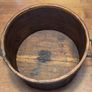 Beautiful vintage wooden pot 20L with metal handles Image 5