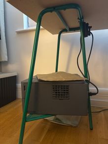 Green Steal Trestle, table leg 70cm height