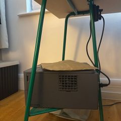 Green Steal Trestle, table leg 70cm height