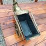 Antique Heavy Brass Horse & Cart Image 5