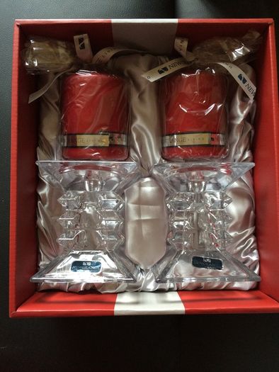 Newgrange Candleholders. Pair. New. 11cm height.