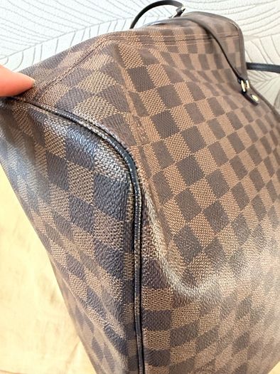 Louis Vuitton Neverfull MM Ebene Cerise Authentic