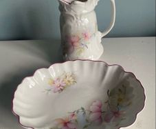 james Kent fine earthenware bowl and jug set