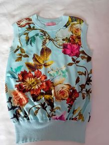 Ted Baker - Ladies Woven Front Knit Top - UK 8 - Brand New RRP 120