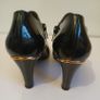 Cefalu Ladies Black Patent Leather High Heeled Shoes New With Box CAN POST Image 6
