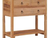 Sideboard 78x35x80 cm Solid Teak Wood