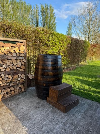 Ice Bath / Cold Plunge Whiskey Barrel