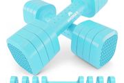 Adjustable Dumbbells Set, 1kg/2kg/3kg/4kg/5kg Dumbbell Pair, 4-in-1 and 5-in-1 Weights Dumbbells Set Women Men, Free Weights for Home Gym, Workout Hand Weights for Strength Training