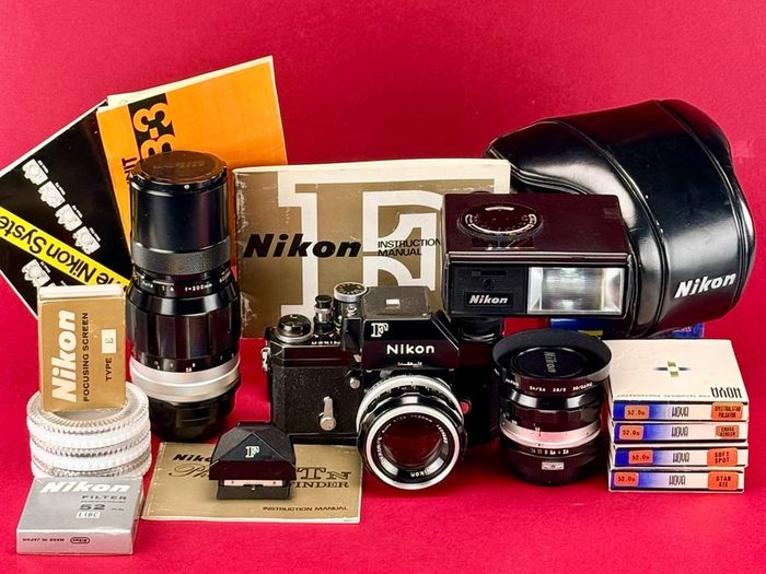 Nikon F complete with accessories