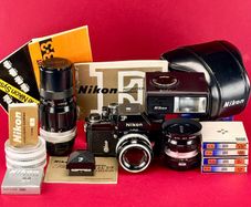 Nikon F complete with accessories