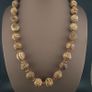 Burmese Antique Pumtek Pyu 18-19 mm Beads Necklace 24 inches Image 7