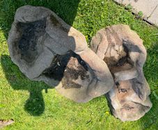 2 Fibre Glass Garden Waterfall / Stream Sections