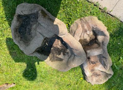 2 Fibre Glass Garden Waterfall / Stream Sections