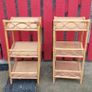 Vintage Bamboo Bedside Tables 1970s Image 3