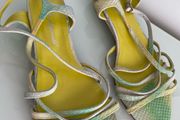 New Italian All Leather Sandals, Size 6