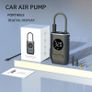 Car Motorcycle Motorbike Bicycle Ball Air Pump Portable Mini Self Propelled Electric Tire Pump Air Pump Handheld Wireless Digital Display Charging Pump Image 2