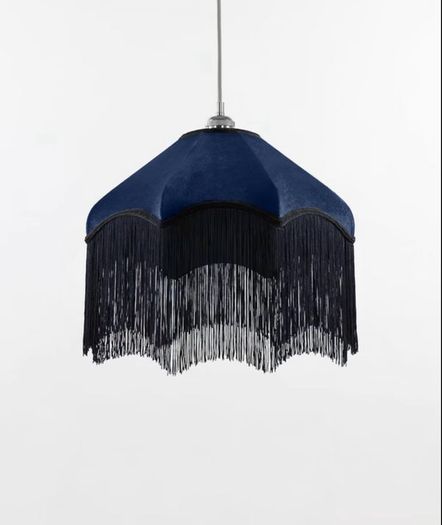 Lampshade velvet fringe lamp shade