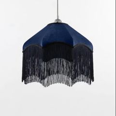 Lampshade velvet fringe lamp shade