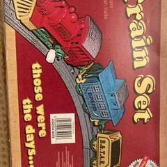 Train Set in Box. A Small Set .