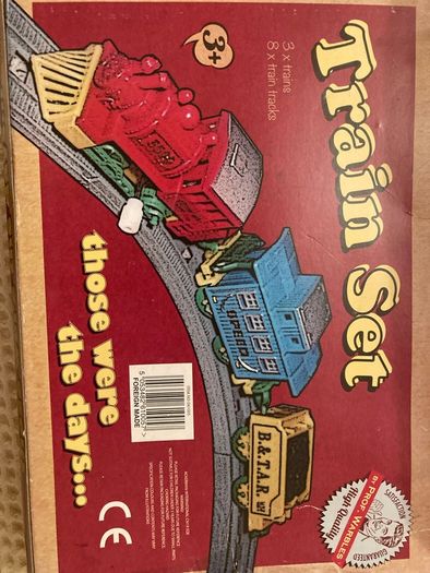 Train Set in Box. A Small Set .