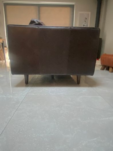 Brown Leather Sofa