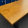 Solid Oak Dining Table 180cm, Ex Display Like New Image 9