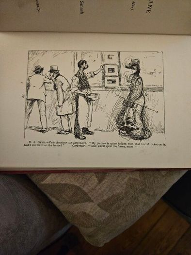 Mr Punch In Bohemia. 156 Illustrations First Edition 1920 Hardback In Fair Condition.  See Photos For Same.