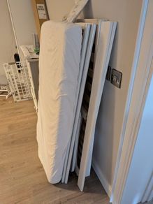 Cot bed and mattress
