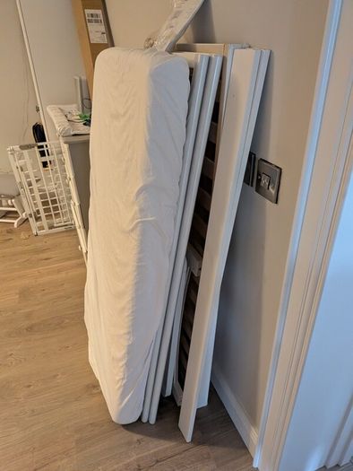 Cot bed and mattress