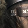 Mango dark green faux fur collar jacket Image 3