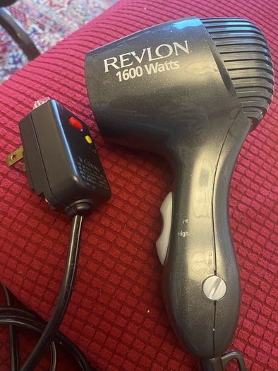 Revlon 1600 Hair Dryer (with US plug)