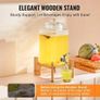 Dispensers for Parties, Glass Juice Dispenser with Stand, Stainless Steel Spigot, Iced Tea Lemonade Juice Water Dispenser, for Restaurants, Hotels, Parties Image 7