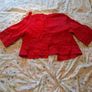 Red linen jacket Image 7