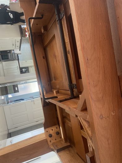 Solid wood table