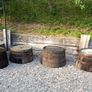 Half whiskey barrels for sale Image 4