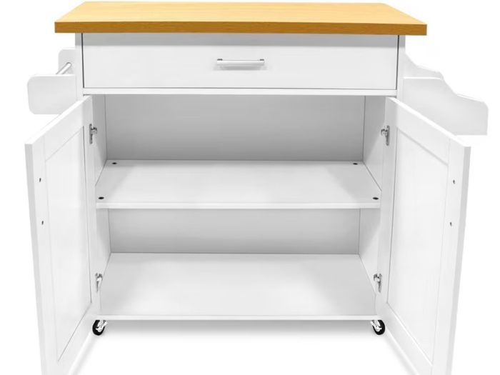 White Kitchen Trolley
