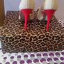 Brand New, Cream Suede Peep Toe High Heel Image 3
