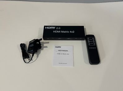 4-2 HDMI Matrix Switch - 4K 60Hz