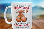 Step Fathers Day Rude Mug