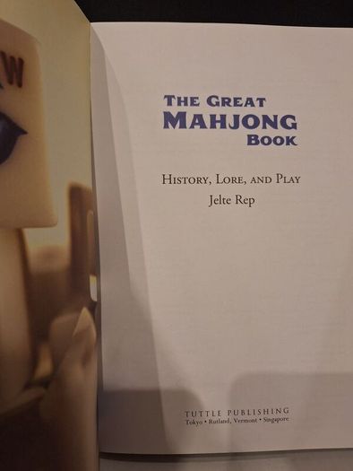 SALE!  The Great MAHJONG Book - History, Lore and Play