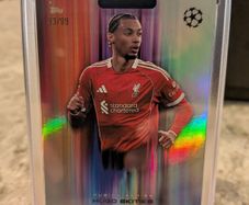 Hugo Ekitike Liverpool FC Topps Total Football Fusion /99