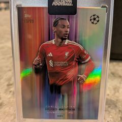 Hugo Ekitike Liverpool FC Topps Total Football Fusion /99