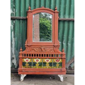 Ornate Cast Iron Panel with Tiles KAS571